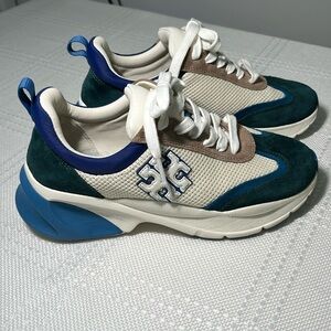 Tory Burch‎ GOOD LUCK TRAINER PARIS NAPPA-NAPPA Size 7M